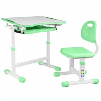 Комплект парта + стул   Anatomica Karina зеленый 